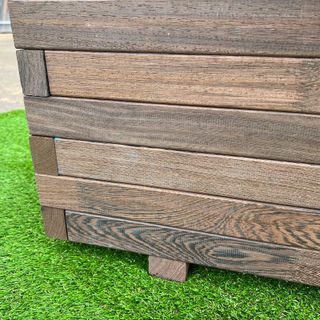 Jardinera Rectangular Madera Tropical