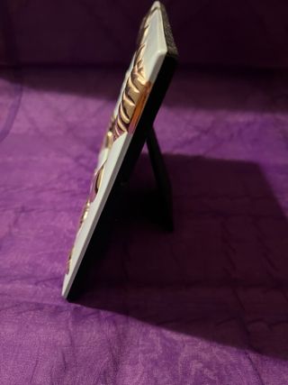 Cornice portafoto cuori azzurro chiaro