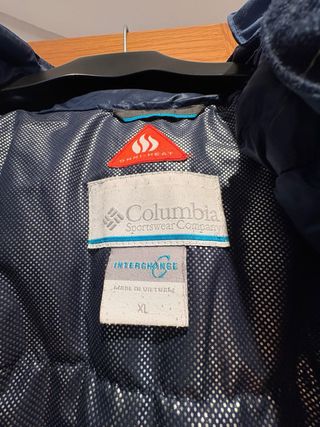 Chaqueta acolchada con capucha Columbia Talla XL