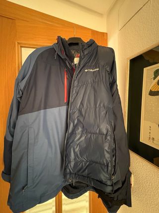 Chaqueta acolchada con capucha Columbia Talla XL