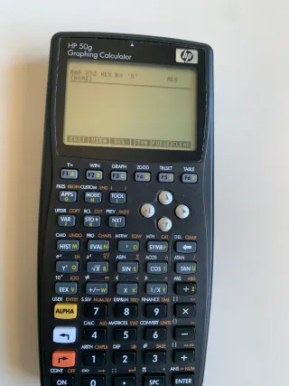 Calculadora Gráfica HP 50g Programable