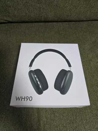 Auriculares Cascos Inalámbricos WH90 Negros nuevos