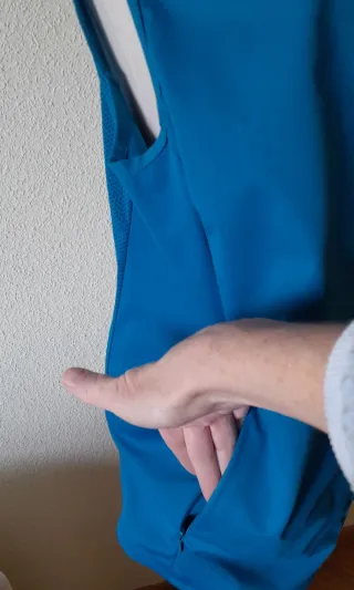 Chaleco Joma running azul masculino