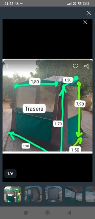 Tienda Cocina Camping