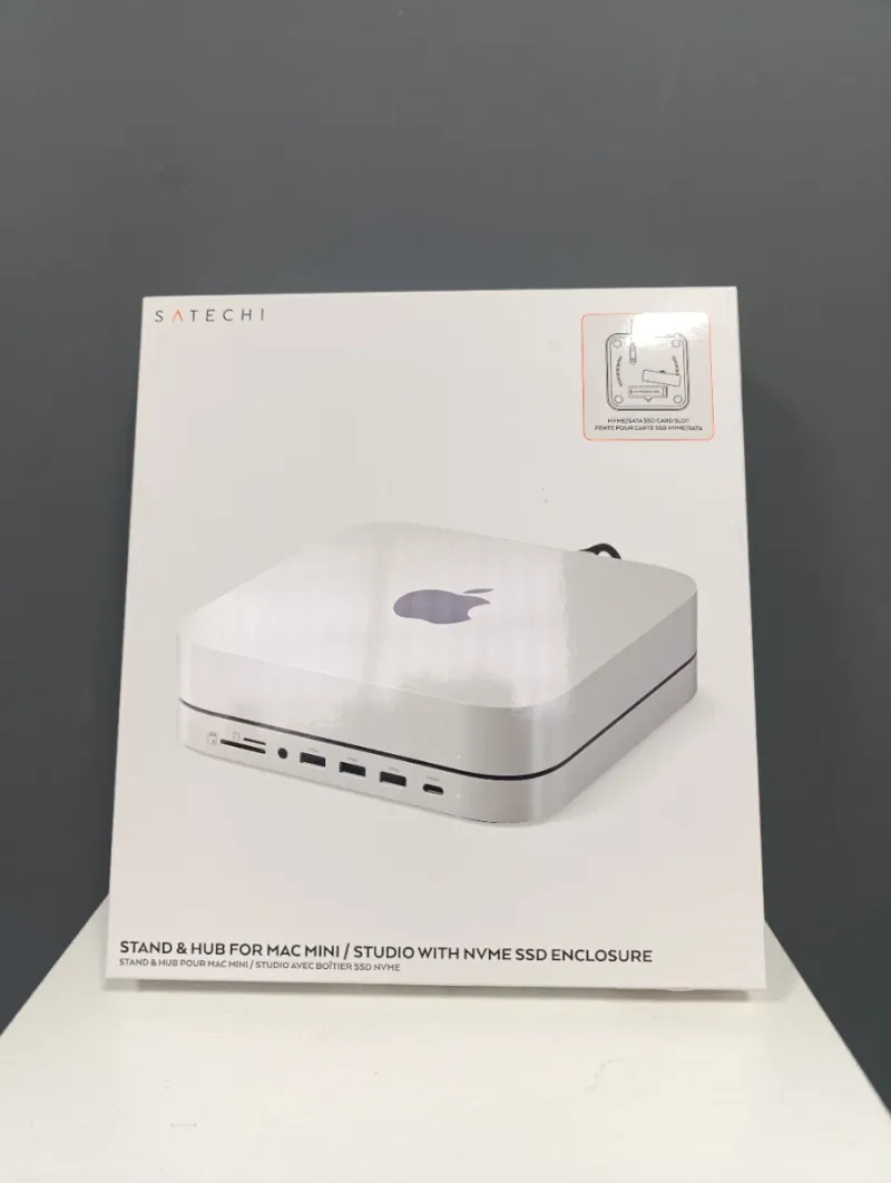Soporte Satechi Mac Mini/Studio con NVMe