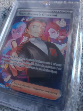Pokemon Team Rocket's Giovanni 238 SIR inglés