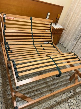 Cama Matrimonio Articulada Electrónica y colchon