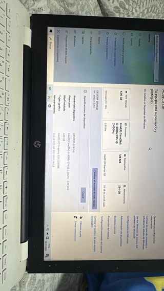 Portátil HP Plata/Blanco