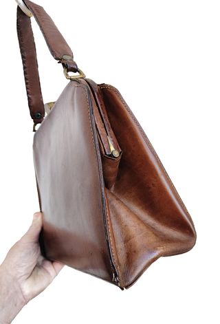 Borsa Gucci Vintage Pelle Box-calf Anni '50