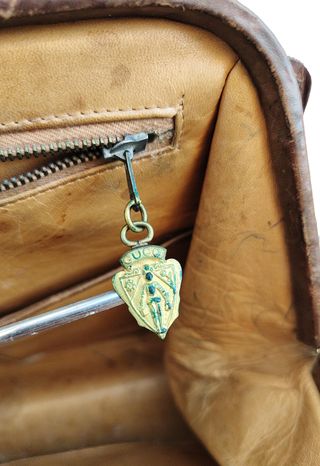 Borsa Gucci Vintage Pelle Box-calf Anni '50