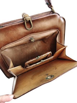 Borsa Gucci Vintage Pelle Box-calf Anni '50