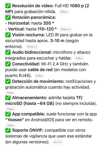 Cámara seguridad vigilanci