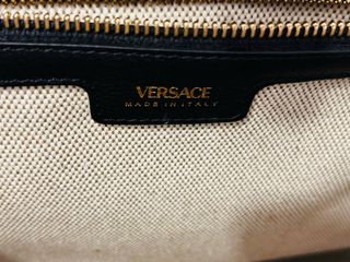 Bolso Tote Versace Beige y Dorado Original