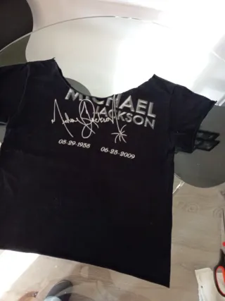 Camiseta Michael Jackson Negra