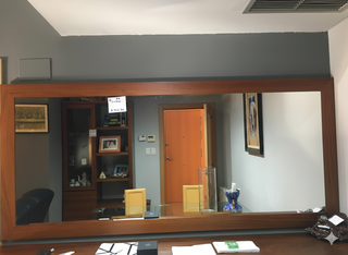 Espejo de Madera Grande con marco de madera