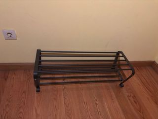 Espejo de forja con zapatero