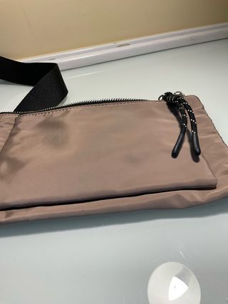 Bolso Parfois beige marron y negro