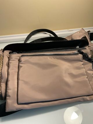 Bolso Parfois beige marron y negro