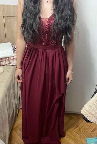 Vestido de fiesta rojo