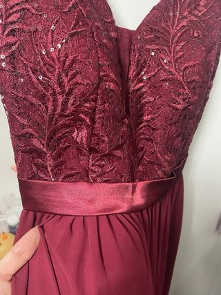 Vestido de fiesta rojo