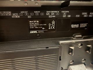 Televisor Loewe Negro/Plateado