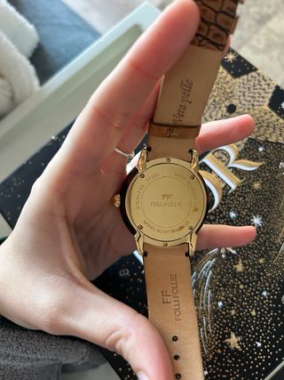 Reloj Folli Follie Tortoise & Piel Marrón