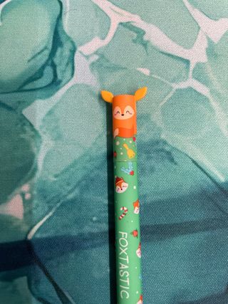 Set 4 penne cancellabili tema natalizio