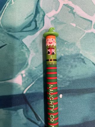 Set 4 penne cancellabili tema natalizio