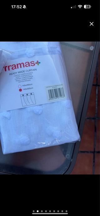 Cortina con ollaos  de Tramas