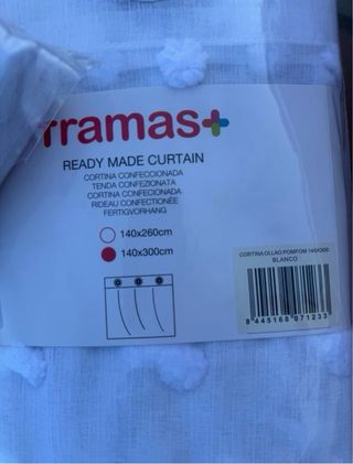 Cortina con ollaos  de Tramas