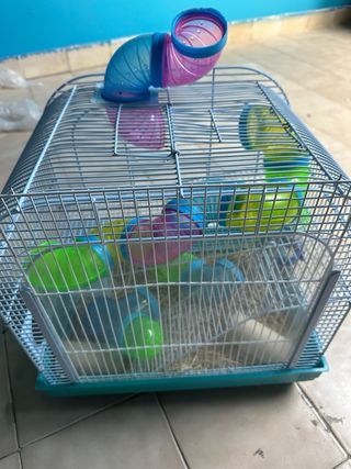 Jaula Hámster Completa + Kits Tubos
