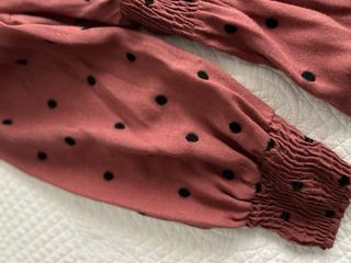 Vestido Zara lunares negro talla XS