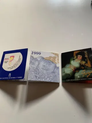 Monedas 2000 Pesetas plata año 1994,1996 y 1999