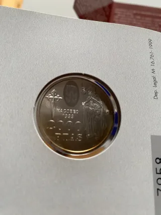 Monedas 2000 Pesetas plata año 1994,1996 y 1999