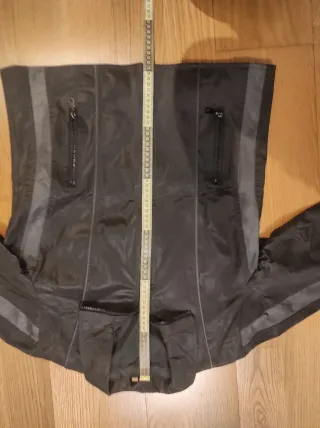 Cazadora 73% PVC Negra/Gris