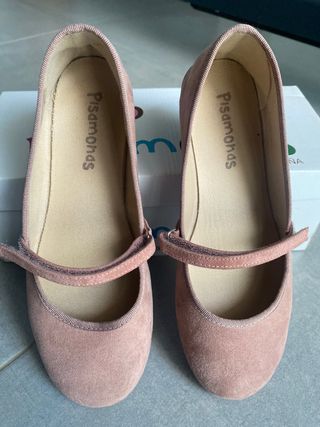 Zapatos niña talla 37 color rosa nude pisamonas