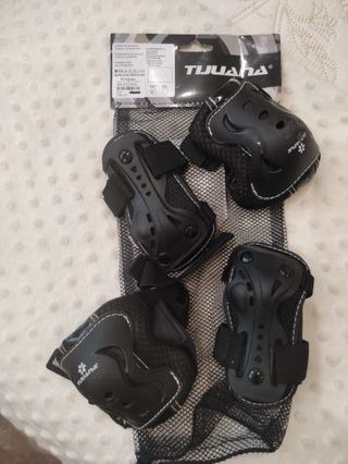Protecciones TIJUNA Negras (Coderas y Rodilleras)