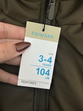 Chaqueta Primark verde niño 3-4 años