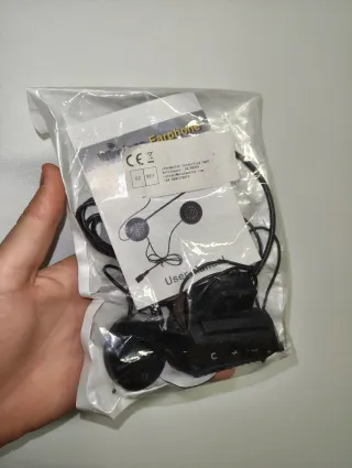 Auriculares para casco Intercomunicador Bluetooth.