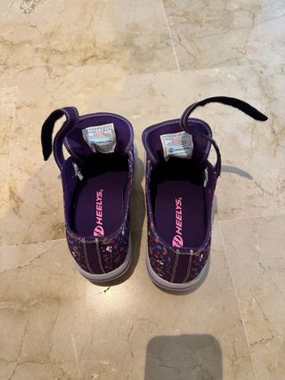 Zapatillas Heelys Ruedas Talla 35 Moradas