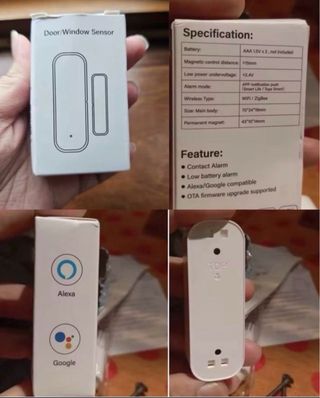 Sensor puerta ventana alarma wifi app seguridad