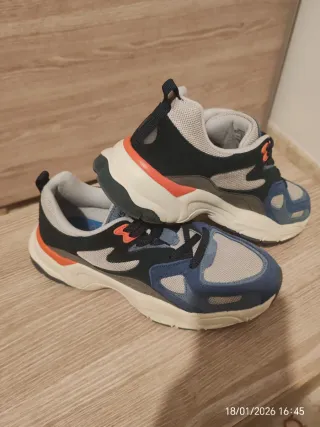 Zapatillas Zara Talla 39 Azul Gris