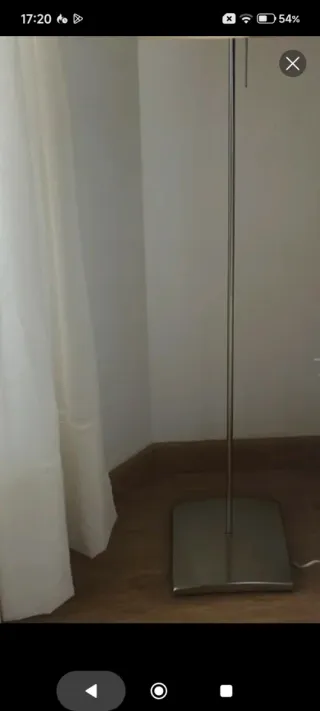 Lámpara de pie Ikea base cuadrada