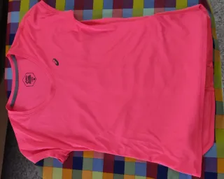 Camiseta Asics Mujer Talla S Rosa