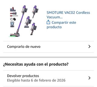 Aspiradora SMOTURE Morada