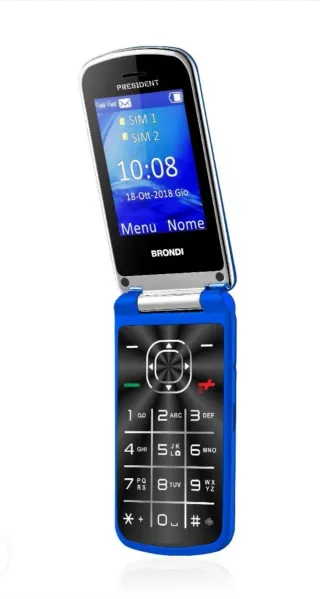 Brondi President Telefono Cellulare Blu