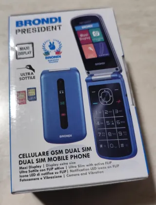 Brondi President Telefono Cellulare Blu
