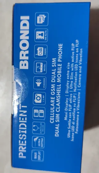 Brondi President Telefono Cellulare Blu