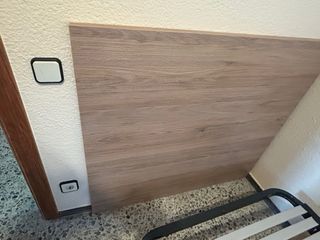 Estructura cama y colchón látex