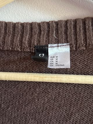 Jersey H&M Marrón Corto Talla M